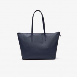 Lacoste - Sac cabas zippé L.12.12 Concept uni NF1888PO