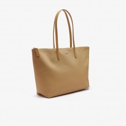 Lacoste - Sac cabas zippé L.12.12 Concept uni NF1888PO