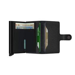 SECRID Miniwallet - Porte-cartes Cuir Carbon compact et sécurisé