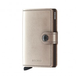 SECRID Miniwallet - Porte-cartes Cuir Metallic compact et sécurisé