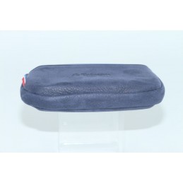 Porte monnaie - LE CAÏMAN - Porte-monnaie zippé en cuir aspect nubuck avec 2 emplacements cartes
