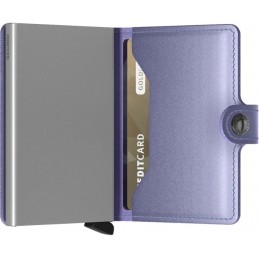SECRID Miniwallet - Porte-cartes Cuir Metallic compact et sécurisé