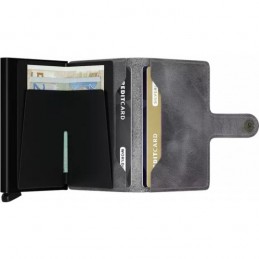 SECRID Miniwallet - Porte-cartes Cuir Vintage compact et sécurisé