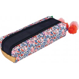Tann's - Trousse scolaire double - Antonia bleue