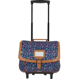 Tann's - Cartable trolley 38 cm - Lou Ann bleue
