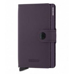Porte Cartes - SECRID Miniwallet - Porte-cartes Cuir Matte compact et sécurisé