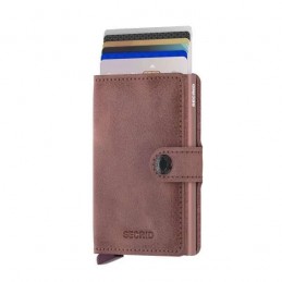SECRID Miniwallet - Porte-cartes Cuir Vintage compact et sécurisé