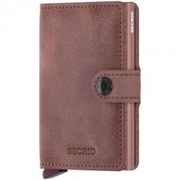 SECRID Miniwallet - Porte-cartes Cuir Vintage compact et sécurisé