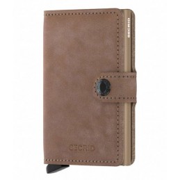 SECRID Miniwallet - Porte-cartes Cuir Vintage compact et sécurisé