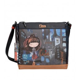Anekke Contemporary - Sac à bandoulière rectangulaire 3 compartiments