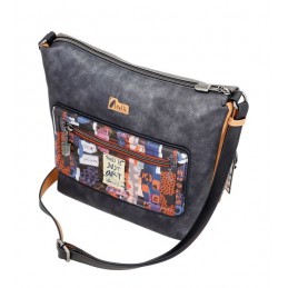 Anekke Contemporary - Grand sac messager à bandoulière