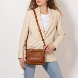 Gianni Conti - Sac bandoulière cuir vintage