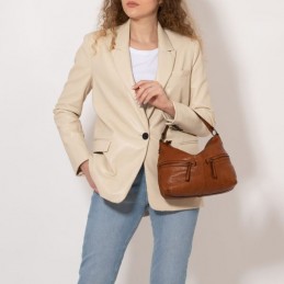 Gianni Conti - Sac épaule cuir vintage