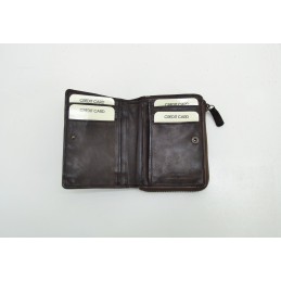 Gianni Conti - Porte monnaie cuir vintage