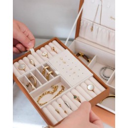 MAISON SCARLETT - Boite à bijoux Louise - Grainé