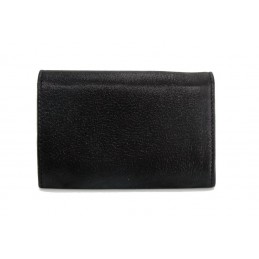 LE CAÏMAN - Porte-monnaie à rabat en cuir gloss aspect brillant