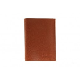 Portefeuille - LE CAÏMAN - Portefeuille 3 volets en cuir grainé Madras