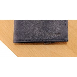 LE CAÏMAN - Compagnon en cuir gloss aspect brillant