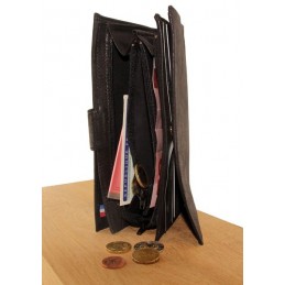 LE CAÏMAN - Compagnon en cuir gloss aspect brillant