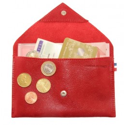 LE CAÏMAN - Porte-papiers en cuir gloss aspect brillant