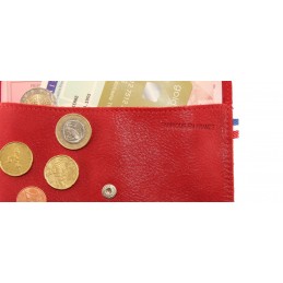 LE CAÏMAN - Porte-papiers en cuir gloss aspect brillant