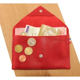 Porte Cartes - LE CAÏMAN - Porte-papiers en cuir gloss aspect brillant