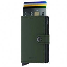 SECRID Miniwallet - Porte-cartes Cuir Matte compact et sécurisé