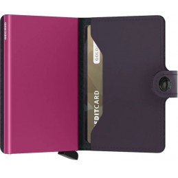 Porte Cartes - SECRID Miniwallet - Porte-cartes Cuir Matte compact et sécurisé