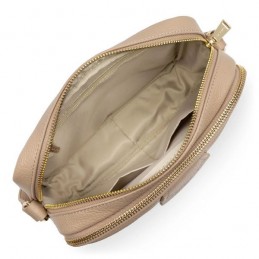 Sac bandoulière - LANCASTER - Sac Trotteur Grainé - Dune