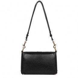 LANCASTER - Petit Sac Trotteur à Rabat Grainé - Top Double