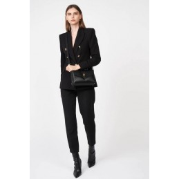 LANCASTER - Petit Sac Trotteur à Rabat Grainé - Top Double