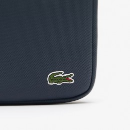 LACOSTE - Sacoche Medium LCST croisée en petit piqué