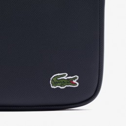 Sacoche - LACOSTE - Sacoche Medium LCST croisée en petit piqué