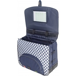 Tann's - Cartable 38 cm avec poche gourde - Mathéo bleu