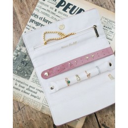 Coffret Bijoux - MAISON SCARLETT - Pochette à bijoux de voyage Catherine - Velours