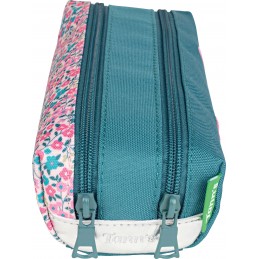 Tann's - Trousse scolaire double - Maëlle bicolore