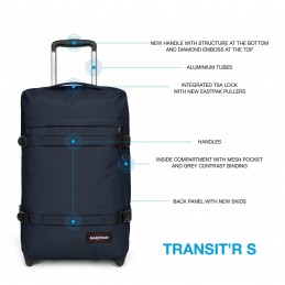 Eastpak - Transit'r S - Valise souple cabine 51 cm 2 roulettes