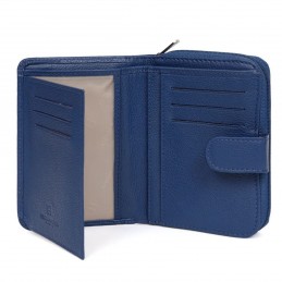 Portefeuille - Hexagona - Portefeuille 2 volets en cuir grainé