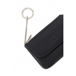 Porte monnaie - Hexagona - Porte-monnaie avec porte-clés en cuir grainé