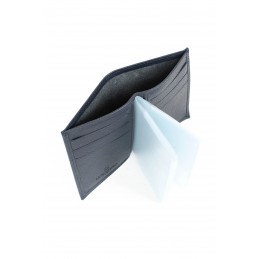 Hexagona - Porte-cartes en cuir grainé