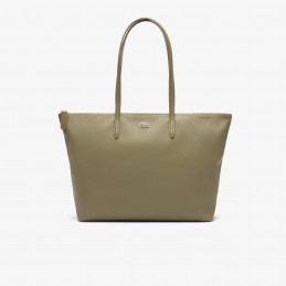 Lacoste - Sac cabas zippé L.12.12 Concept uni NF1888PO