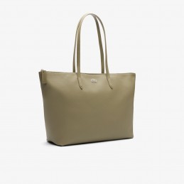 Lacoste - Sac cabas zippé L.12.12 Concept uni NF1888PO