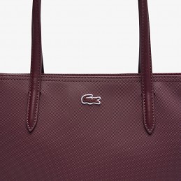Lacoste - Petit sac cabas zippé L.12.12 Concept uni NF2037PO