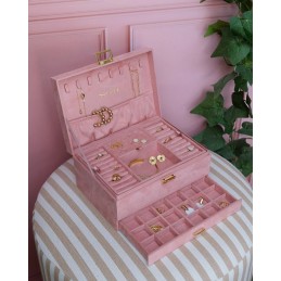 Coffret Bijoux - MAISON SCARLETT - Boite à bijoux Denise - Velours