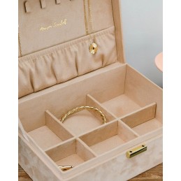 Coffret Bijoux - MAISON SCARLETT - Boite à bijoux Louise - Velours