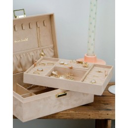 MAISON SCARLETT - Boite à bijoux Louise - Velours