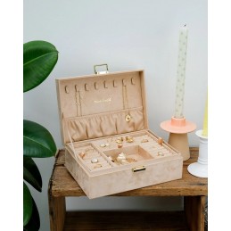 Coffret Bijoux - MAISON SCARLETT - Boite à bijoux Louise - Velours