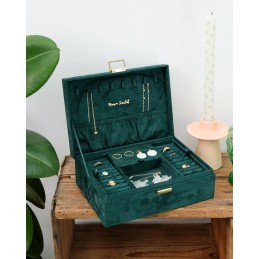 Coffret Bijoux - MAISON SCARLETT - Boite à bijoux Louise - Velours