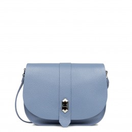 Sac bandoulière - LANCASTER - Sac Besace à Rabat Grainé - Top Double