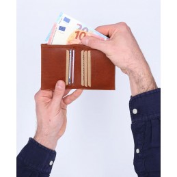 ATELIERS FOURES - Portefeuille cuir - Rhodes